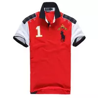 2013 t-shirt discount ralph lauren hommes big pony polo club red